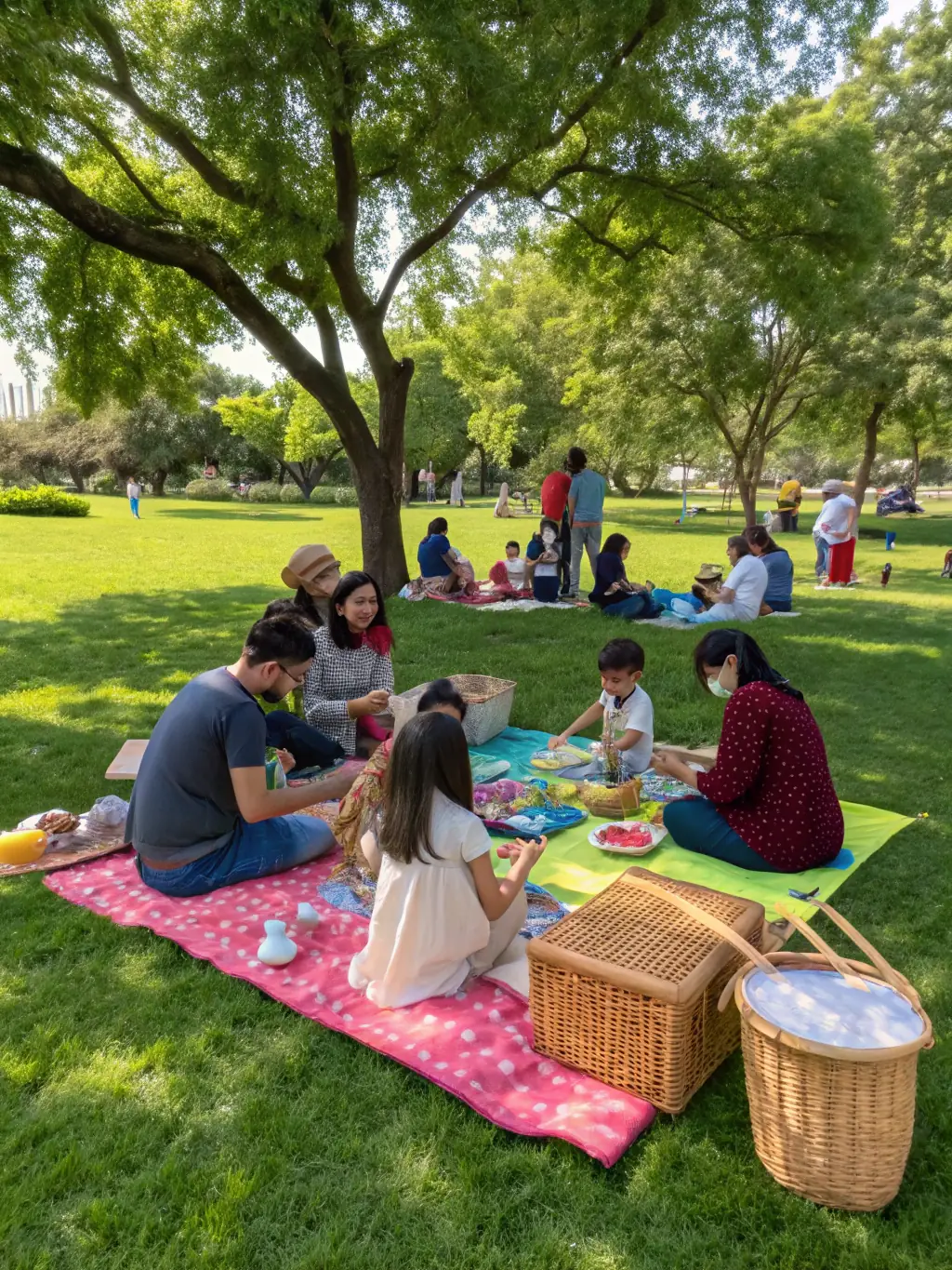 An image showing participants engaging in a leisure activity such as a picnic or a casual gathering after a pétanque session, emphasizing the social aspect.
